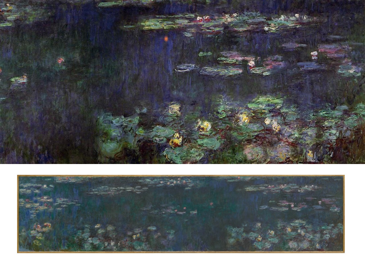 Water Lilies, Green Reflection (right half) 1926